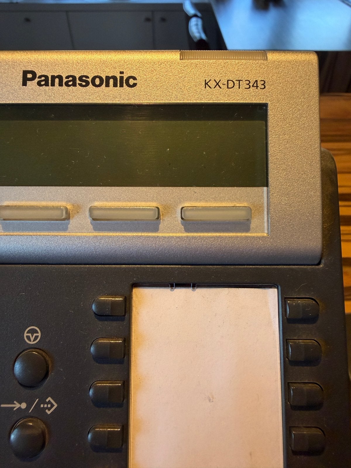 Panasonic KX-DT343 Systeemtelefoon - Zo goed als nieuw, Ophalen of Verzenden, Gebruikt, 2 handsets