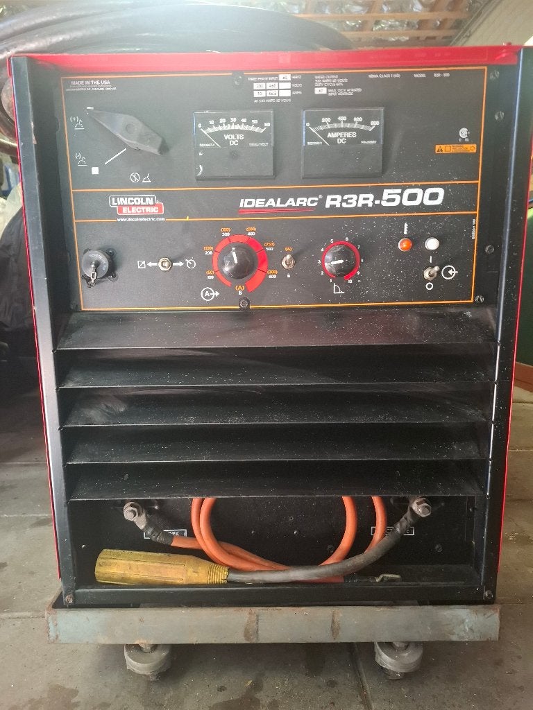 Lincoln Idealarc R3R 500, Ophalen, Gebruikt, 250 ampère of meer, Elektroden