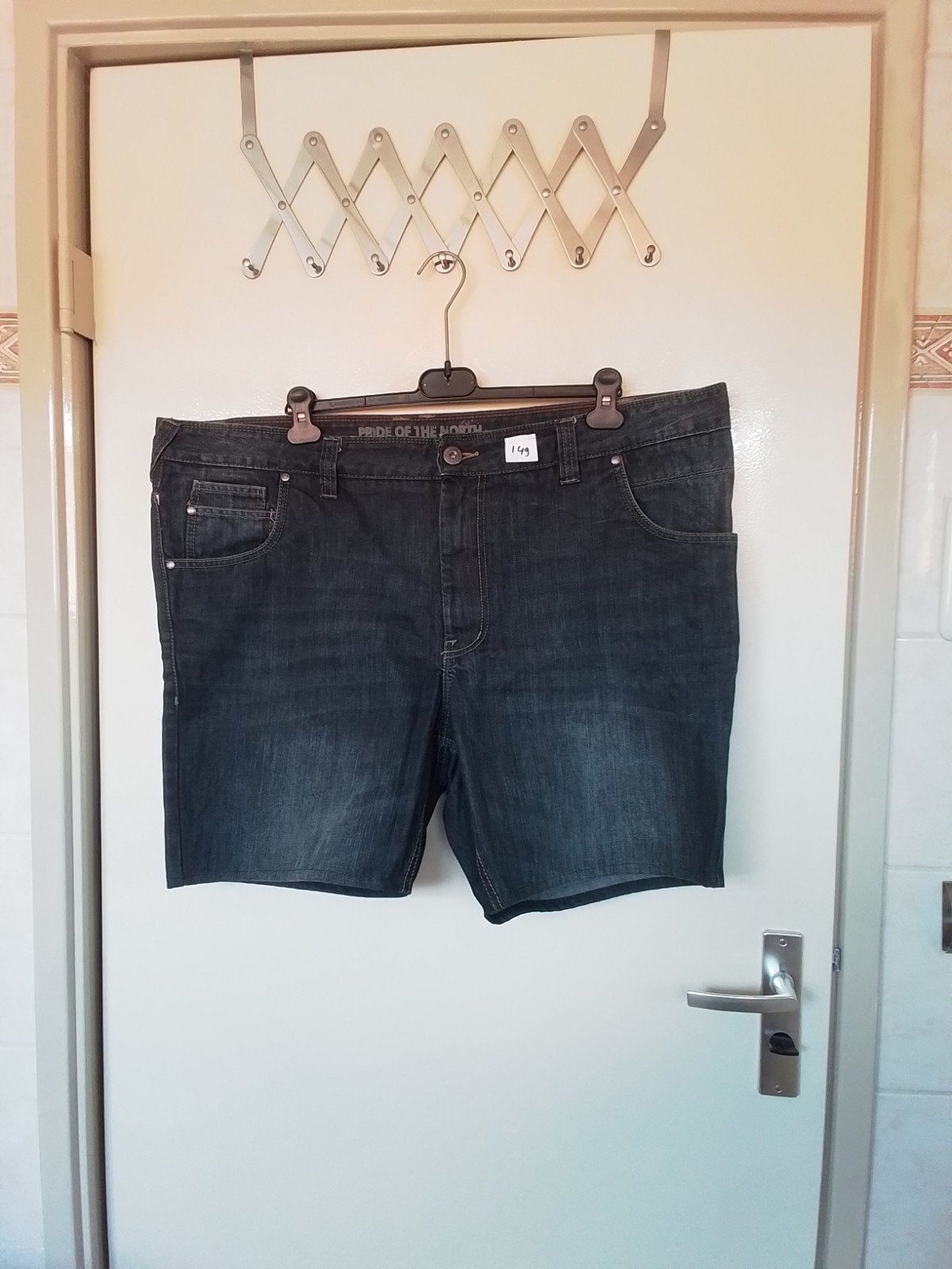 149 Korte spijker broek van C&A maat 62, Kleding | Heren, Ophalen of Verzenden, Zo goed als nieuw, Overige maten, Blauw
