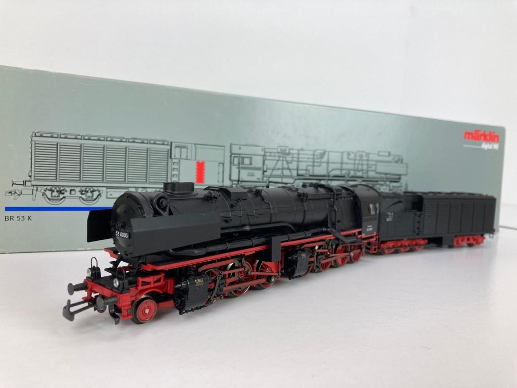 Märklin 37021 - DRG BR 53K - Lange Stoomlocomotief, Hobby en Vrije tijd, Modeltreinen | H0, Wisselstroom, Locomotief, -, -