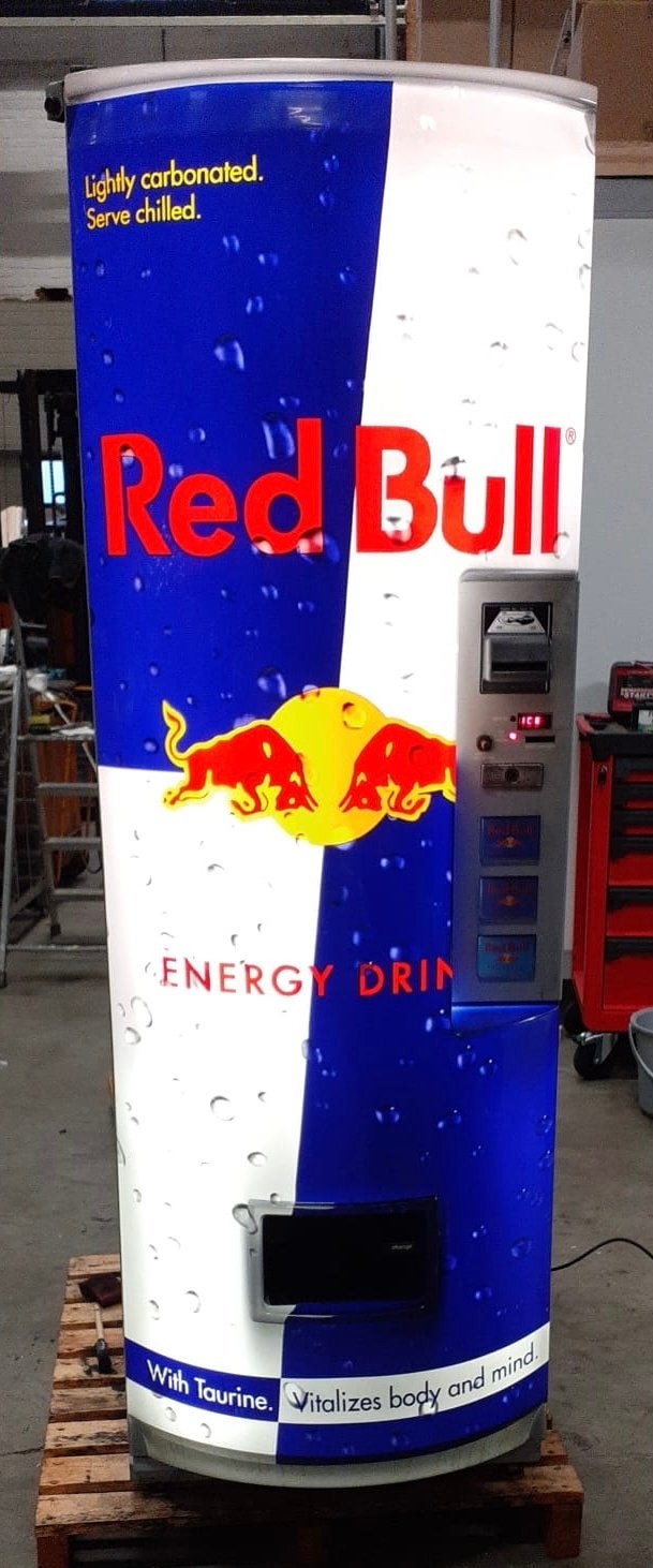 Red Bull Vendingmachine - Uniek Design, Ophalen