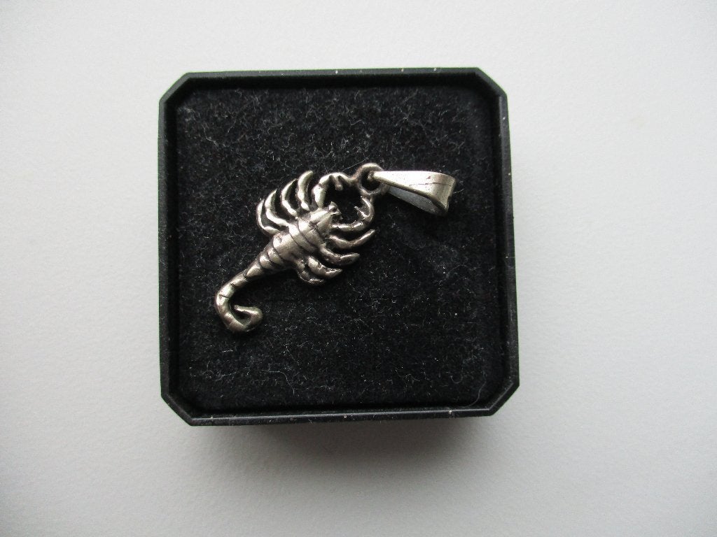 Zilveren Schorpioen hanger - Scorpio - sterling zilver 925, Nieuw, Ophalen of Verzenden, Zilver, Dier