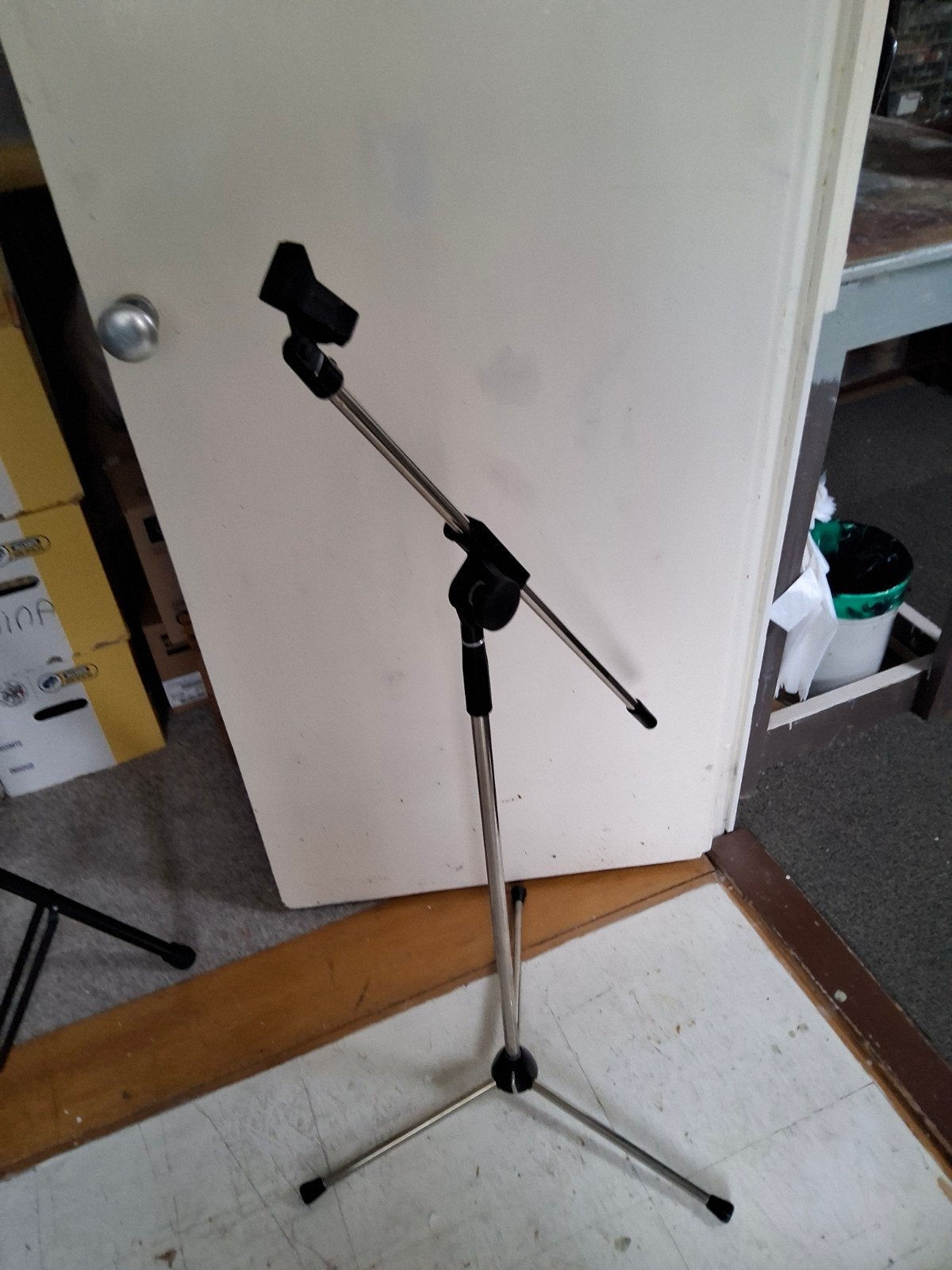 Microfoonstandaard met boomarm - z.g.a.n., Ophalen, Gebruikt, Instrumentstandaard, Microfoon