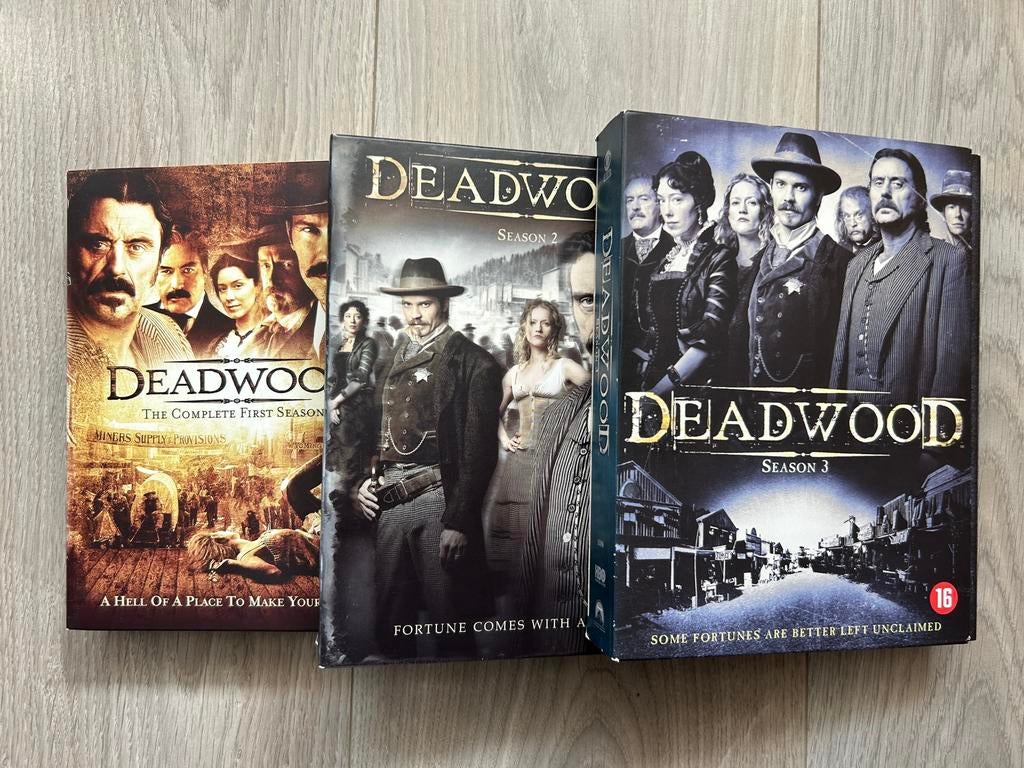 Deadwood, complete 3 seizoenen, Ophalen of Verzenden, Zo goed als nieuw
