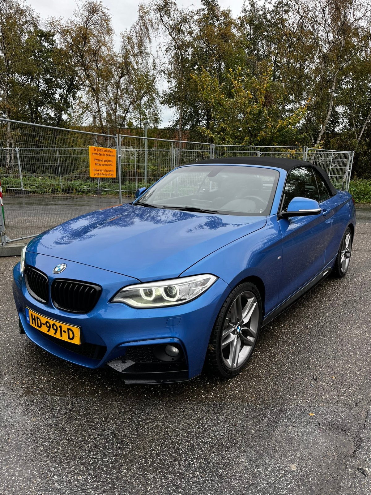 BMW 220D Cabrio M-Sport Automaat Harman Kardon Leder, Auto's, Automaat, Achterwielaandrijving, 1995 cc, Cabriolet