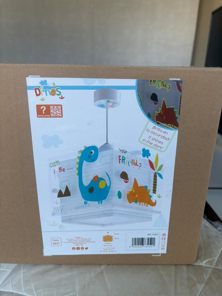Leuke dino lamp, Kinderen en Baby's, Kinderkamer | Inrichting en Decoratie, Ophalen, Zo goed als nieuw, Lamp