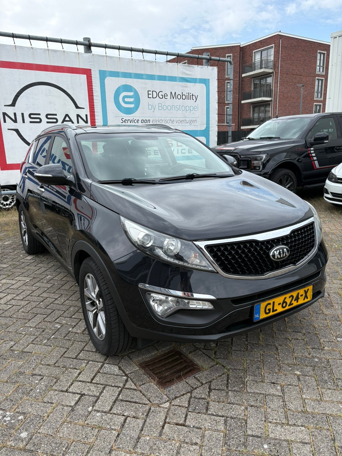 Kia Sportage 1.6 GDI 2WD 2015 Zwart- met trekhaak, Voorwielaandrijving, 1280 kg, 1591 cc, 4 cilinders