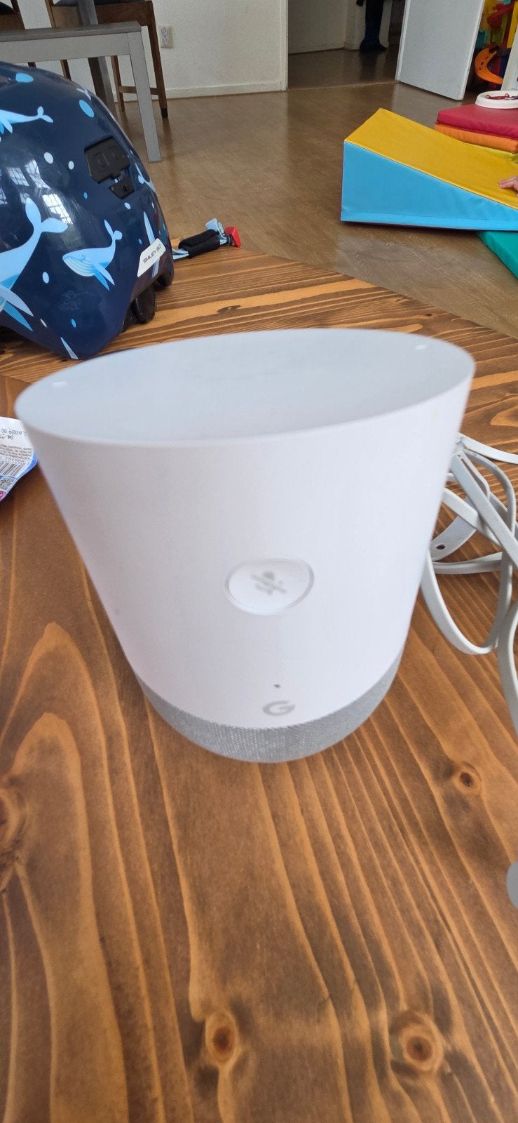 Google Home Slimme Speaker Wit met Adapter, Ophalen, Slimme speaker, WiFi, Minder dan 60 watt