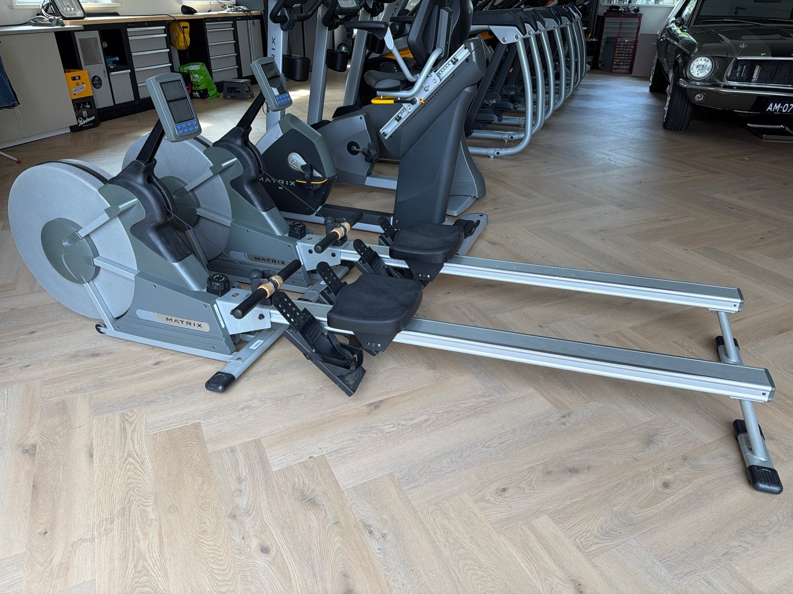 Matrix Air Rower Roeitrainer, Ophalen, Gebruikt, Metaal, Roeitrainer