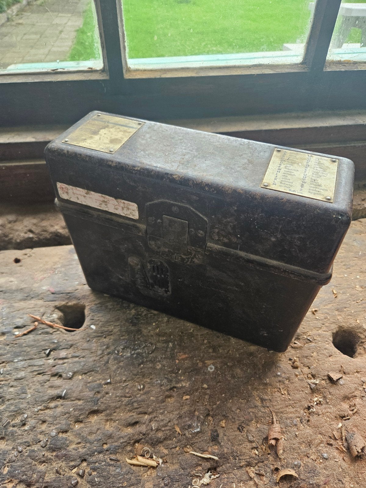 Oude veldtelefoon - Vintage militair communicatiemiddel, Ophalen of Verzenden