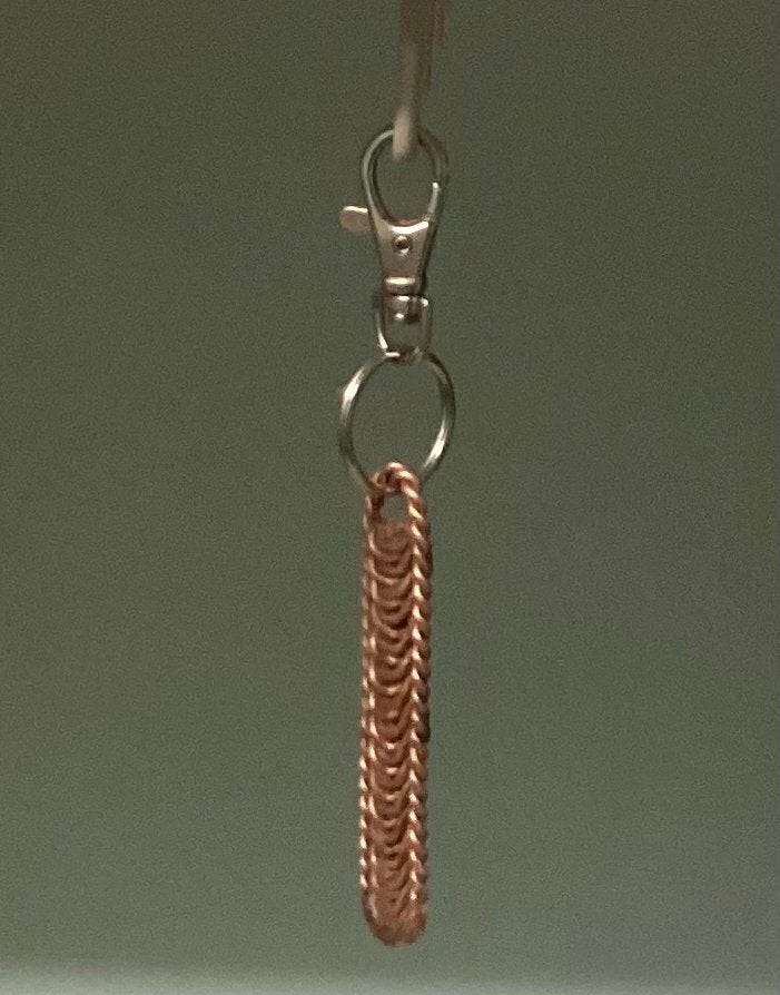 Unieke Koperen Sleutelhanger - Handgemaakt Design, Verzamelen, Ophalen of Verzenden, Nieuw, Overige typen