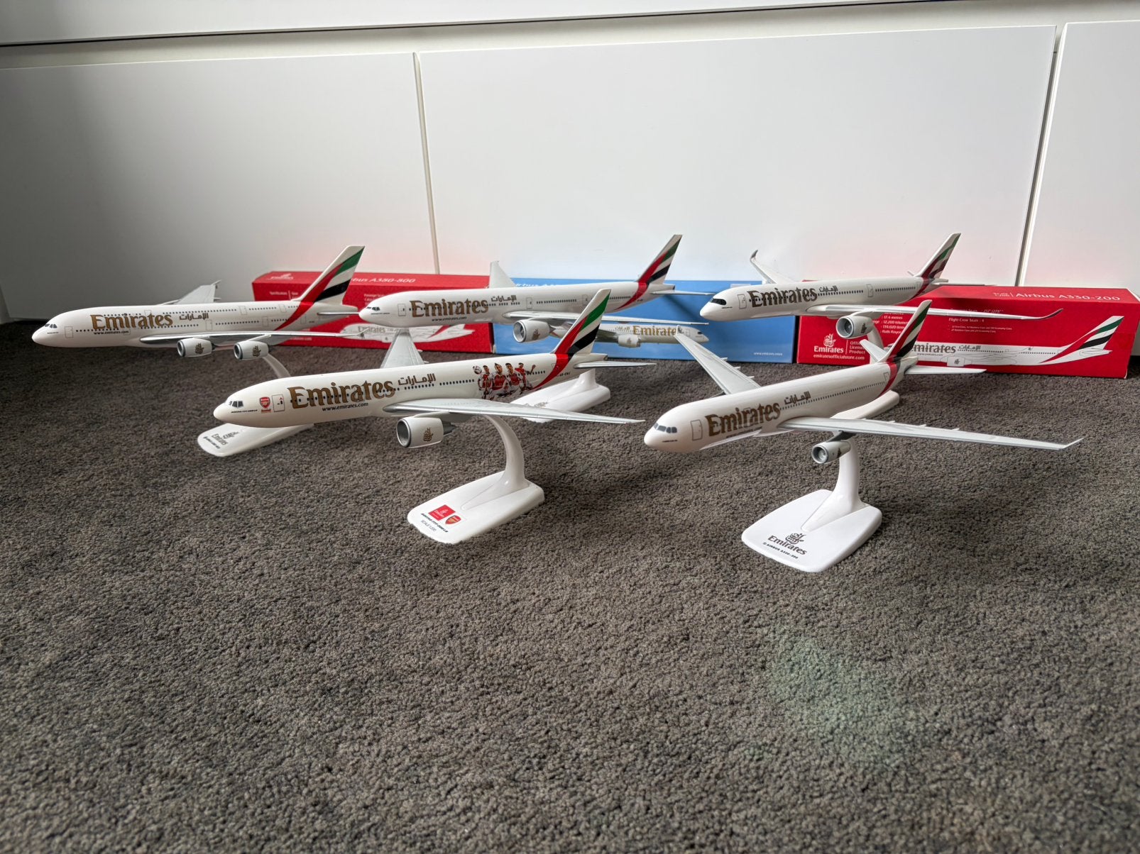 Emirates A330-200, A350-900, A380, B777-200LR en B777-300ER, Overige merken, 1:200 of kleiner, Nieuw, Ophalen of Verzenden