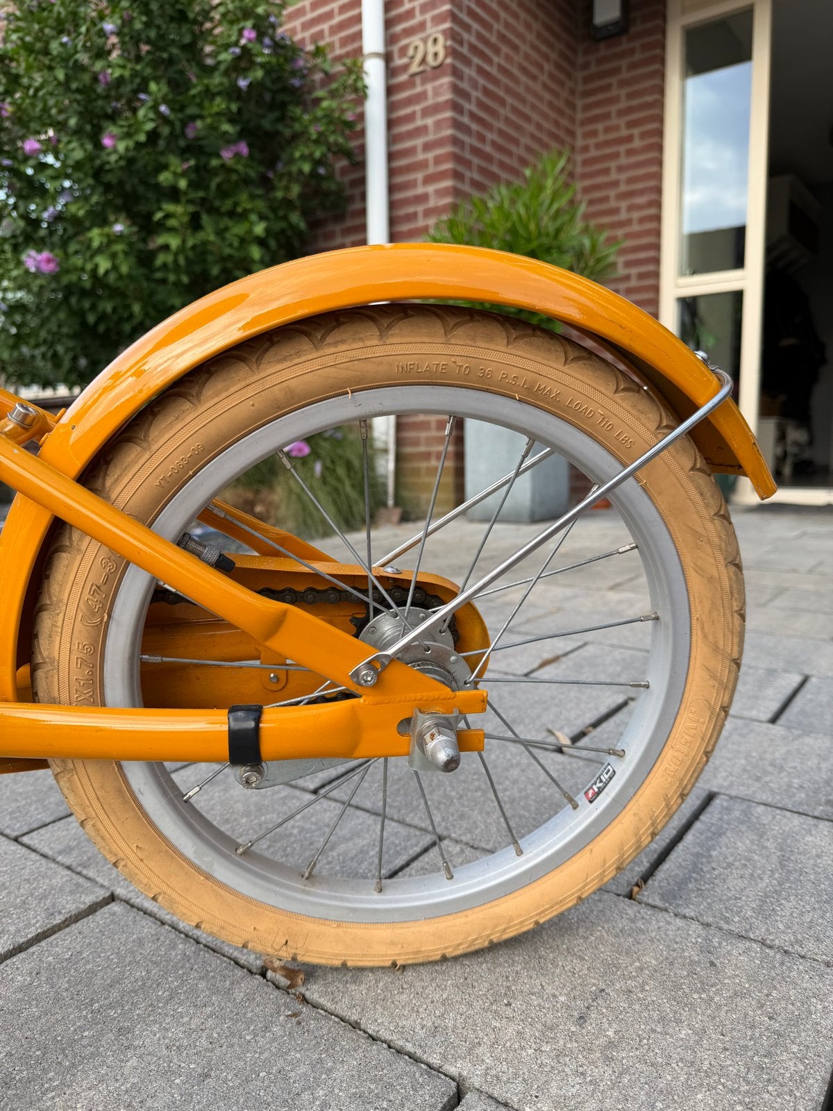 Veloretti Maxi Kinderfiets - Oranje, Ophalen, Gebruikt, Terugtraprem, 16 tot 20 inch