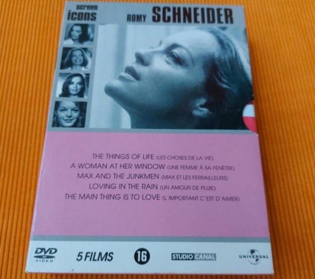 Romy Schneider • Screen Icons • 5 Films, Ophalen of Verzenden, 1980 tot heden, Zo goed als nieuw
