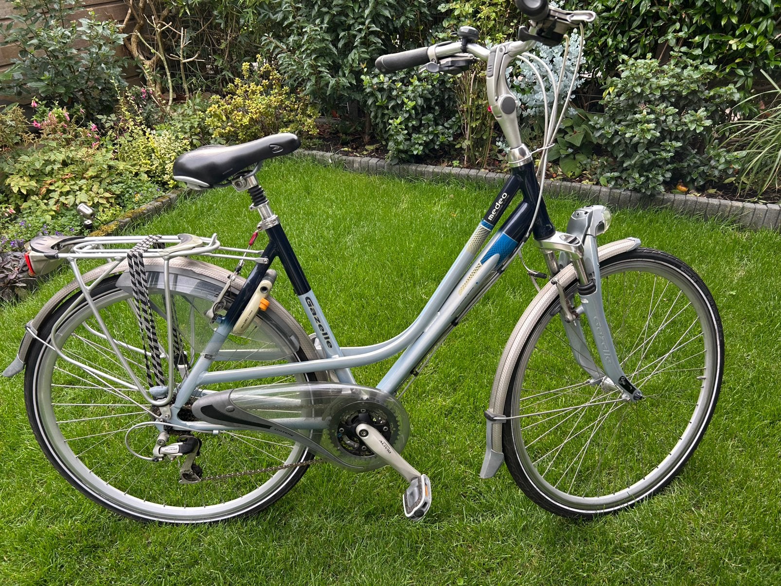 Gazelle Medeo Damesfiets framemaat 53, Ophalen, 53 tot 56 cm, Zo goed als nieuw, Meer dan 20 versnellingen