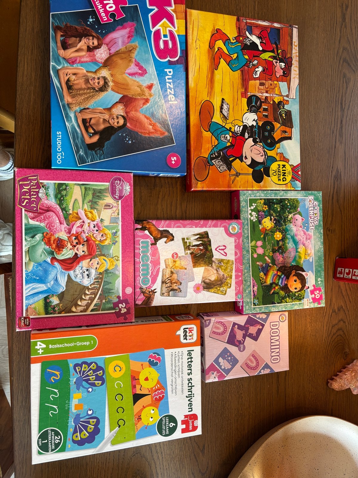 Diverse puzzels en educatieve spellen voor kinderen, Ophalen, Meer dan 50 stukjes, Gebruikt, 4 tot 6 jaar