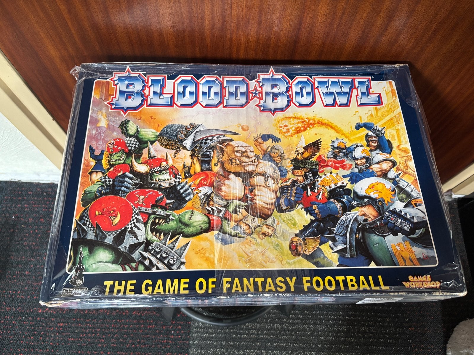 Blood Bowl: The Game of Fantasy Football (overcompleet), Ophalen of Verzenden, Zo goed als nieuw, Warhammer, Figuurtje(s)