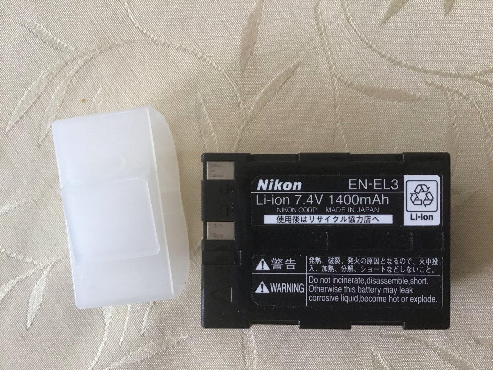 Nikon EN-EL3 Li-ion Batterij 7.4V 1400mAh, Audio, Tv en Foto, Gebruikt, Nikon, Accu