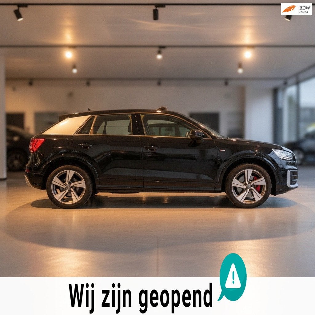 Audi Q2 1.4 TFSI CoD Launch Edition-Pano|Trekhaak|Leder|Navi, Auto's, Gebruikt, 4 cilinders, 150 pk, Leder en Stof
