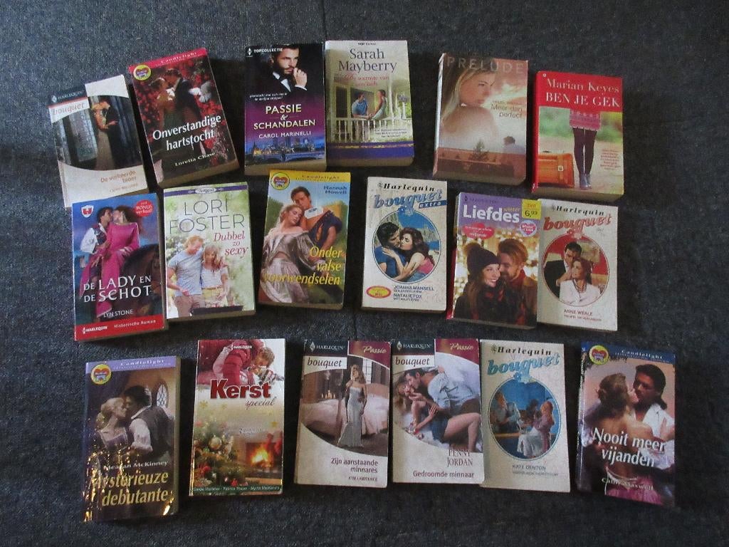 Pakket romannetjes, Harlequin, Bouquetreeks, Ophalen of Verzenden, Gelezen