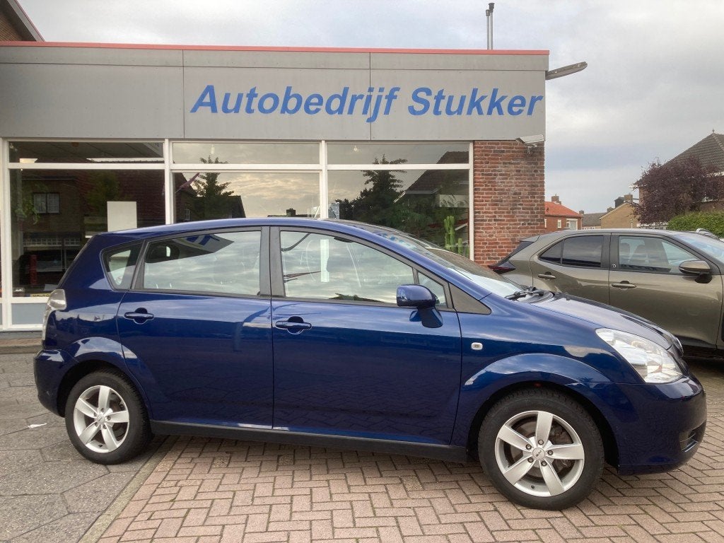 Toyota COROLLA VERSO 1.6 VVt-i Linia Terra Airco Trekhaak, Auto's, 450 kg, Gebruikt, 4 cilinders, Blauw