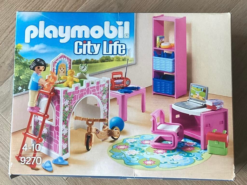 Playmobil City Life 9270 Kinderkamer met hoogslaper, Kinderen en Baby's, Ophalen of Verzenden, Zo goed als nieuw