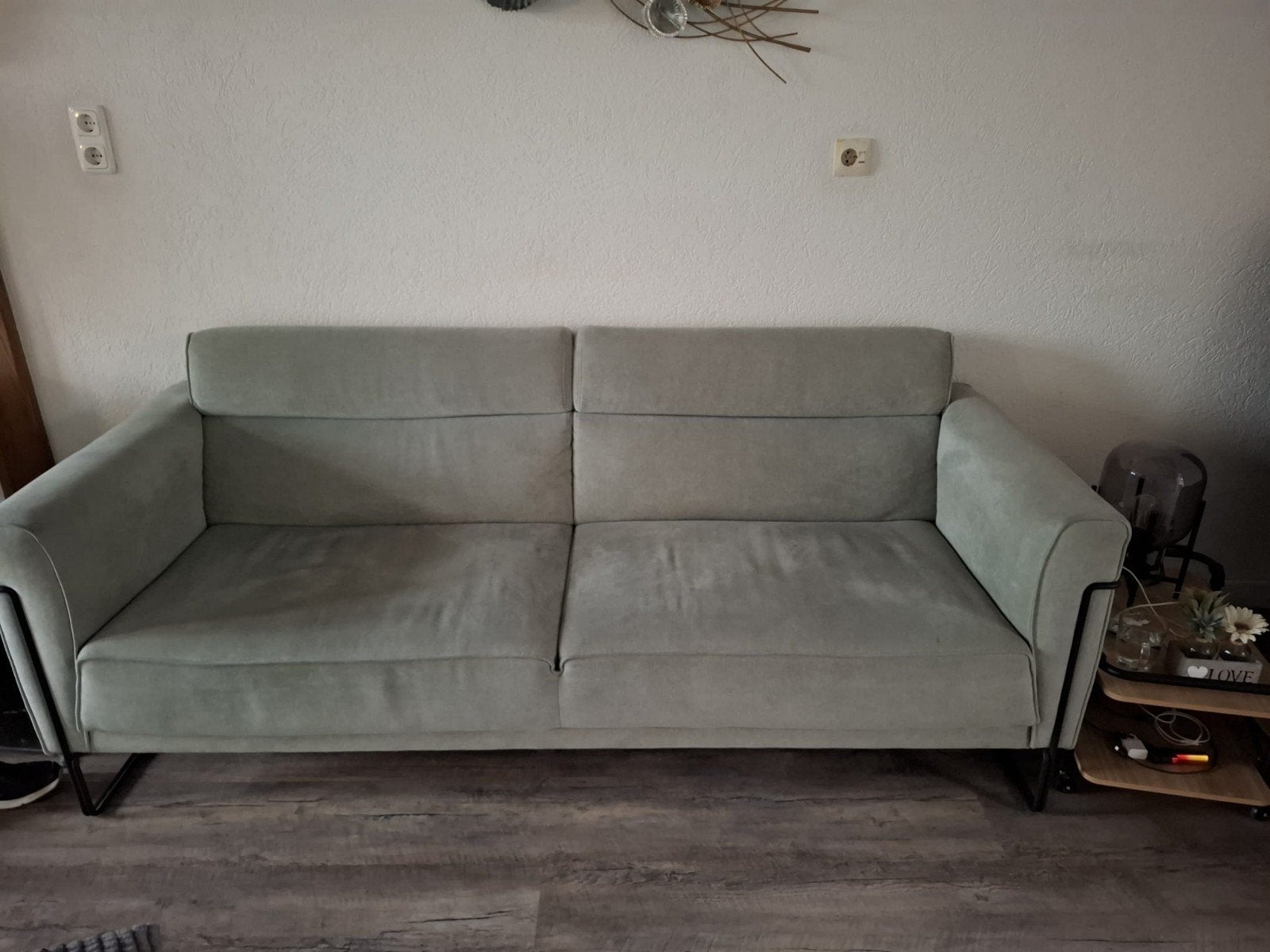 tekoop 3 zitsbank, Ophalen, Driepersoons, 75 tot 100 cm, Zo goed als nieuw