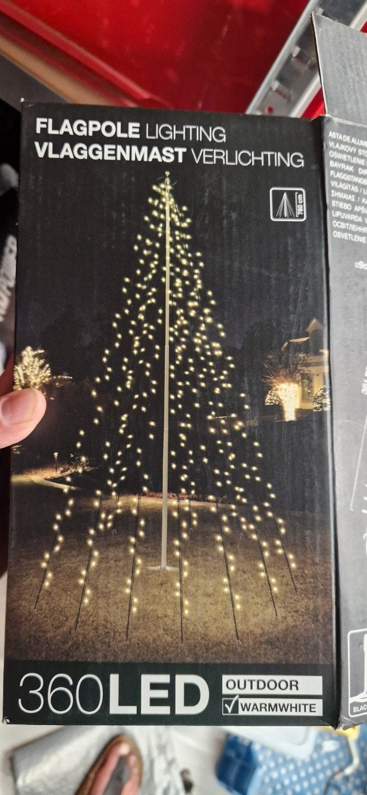 kerst verlichting voor vlaggenmast, Ophalen of Verzenden, Nieuw
