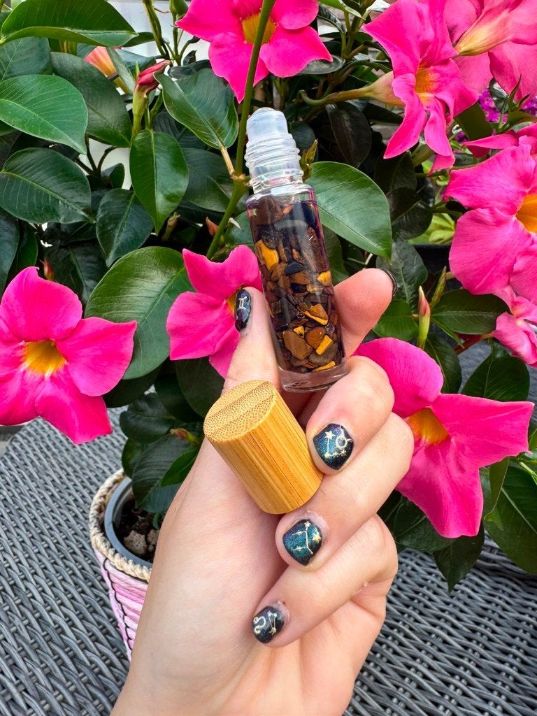 Tiger Eye Body Oil • Jojoba • Argan • Sweet Almond, Verzamelen, Ophalen of Verzenden, Mineraal