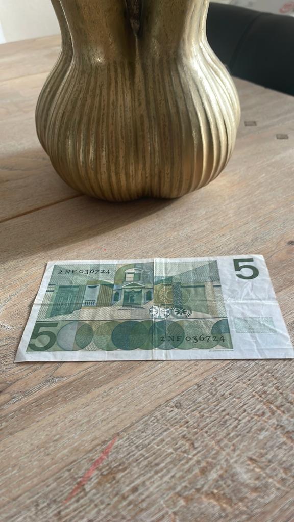 Gaaf 5 gulden biljet 1966, Ophalen of Verzenden, 5 gulden