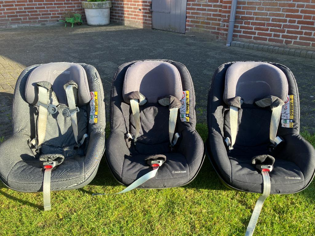Maxicosi autostoelen + isofix base, Ophalen, Gebruikt, Verstelbare rugleuning, Isofix