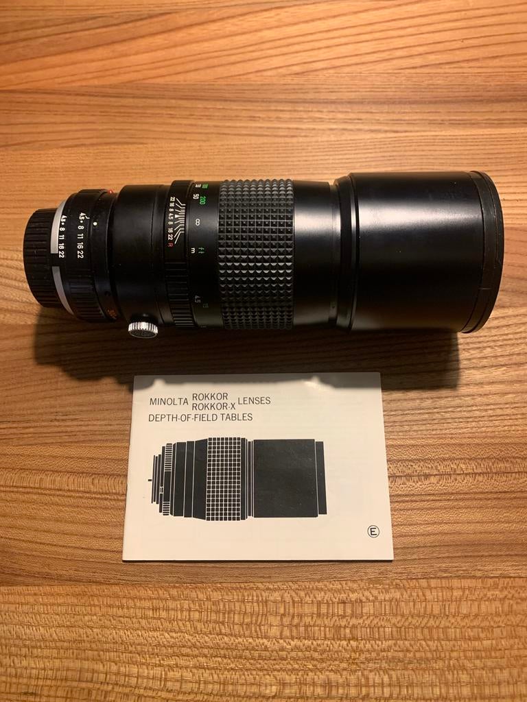 Minolta MC Tele Rokkor-X 300mm f/4.5 lens, Ophalen of Verzenden, Zo goed als nieuw, Telelens