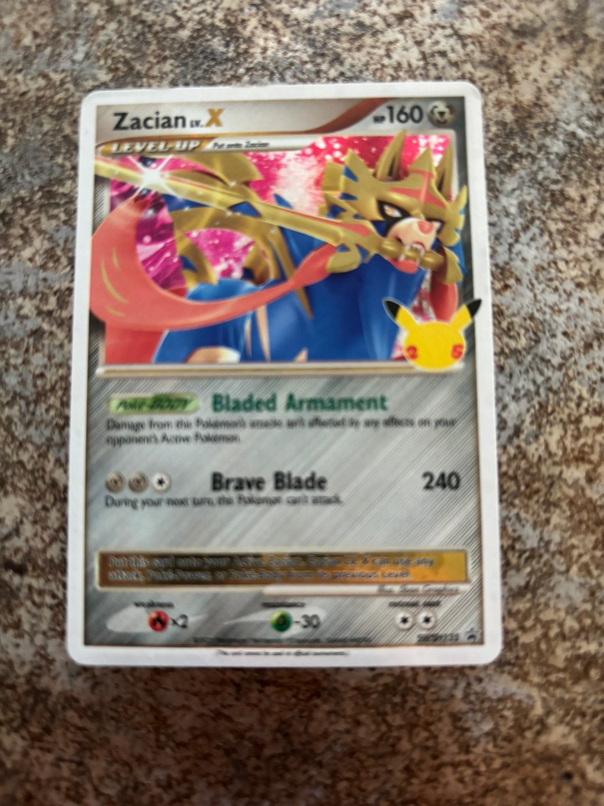 Zacian LV.X, Ophalen of Verzenden, Zo goed als nieuw, Losse kaart