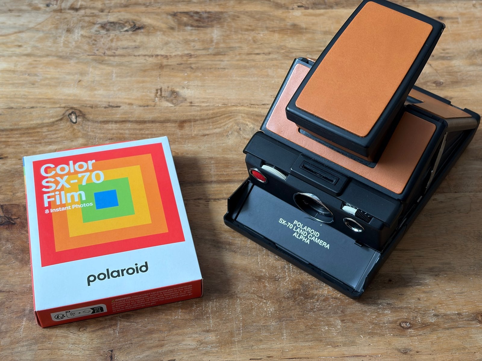 Polaroid SX-70 Land Camera Alpha, Ophalen of Verzenden, Zo goed als nieuw, Polaroid, Minolta