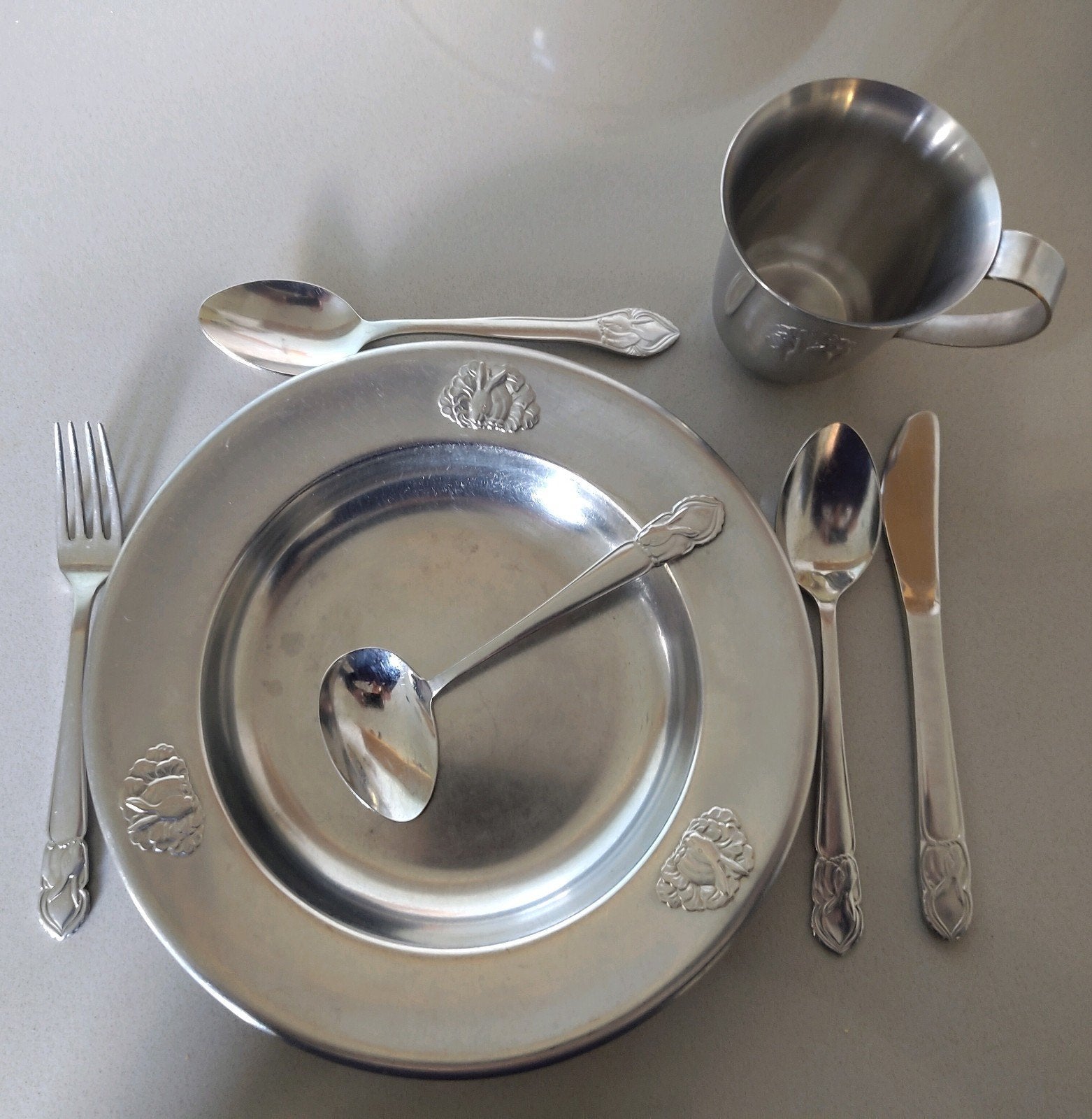 Gero Zilmeta kinderservies bestek 7-delige set, Ophalen of Verzenden