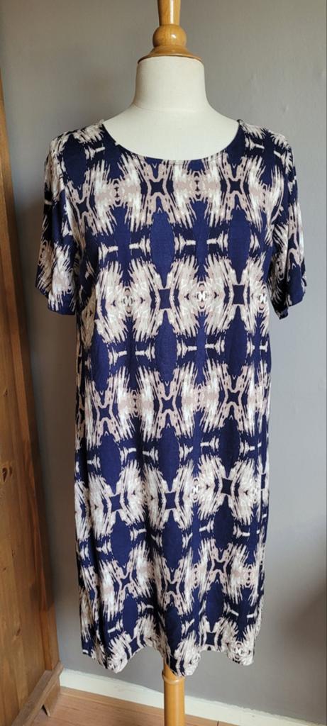 Zizzi zomerjurk, Zizzi, Blauw, Maat 42/44 (L), Ophalen of Verzenden