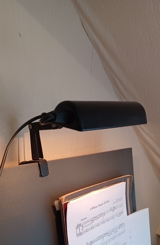 Lessenaar-muziekstander verlichting, Ophalen of Verzenden, Zo goed als nieuw, Muziekstandaard, Overige instrumenten