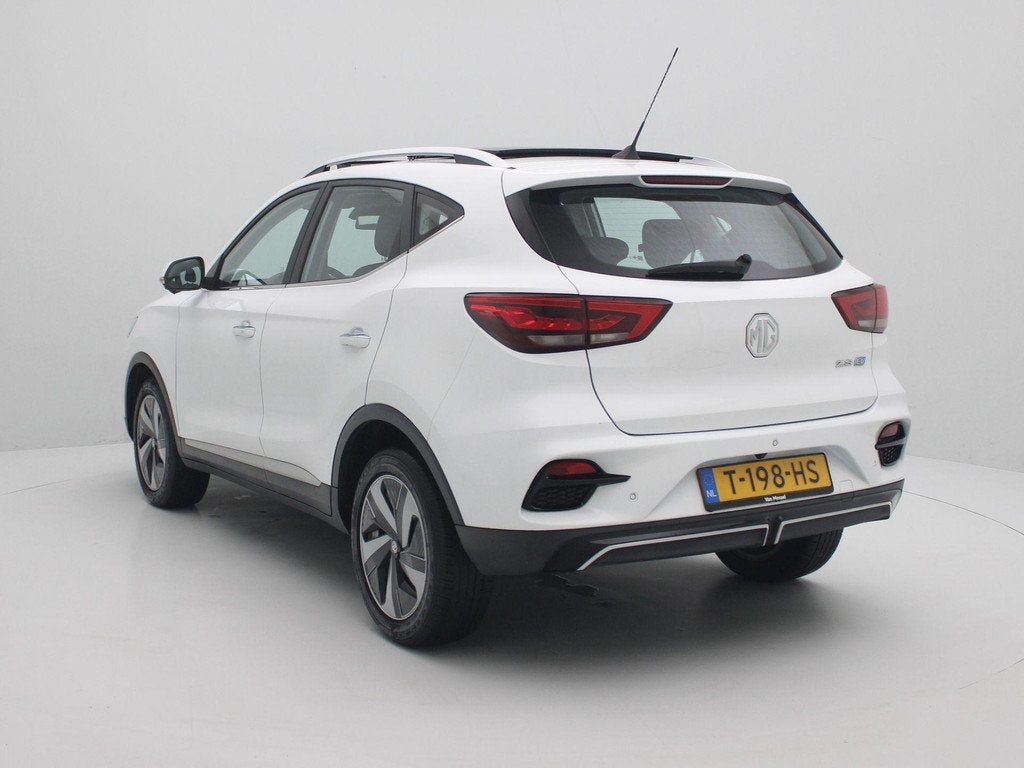 MG ZS EV Long Range Luxury 70 kWh | Navi | Panoramadak | Led, Auto's, MG, 12 maanden, Gebruikt, ZS, Wit