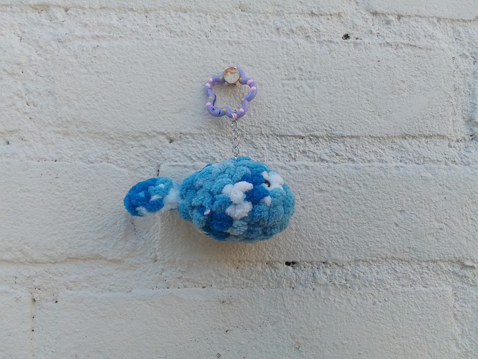 gehaakt visje, Handgemaakt, Overige typen, Blauw, Nieuw