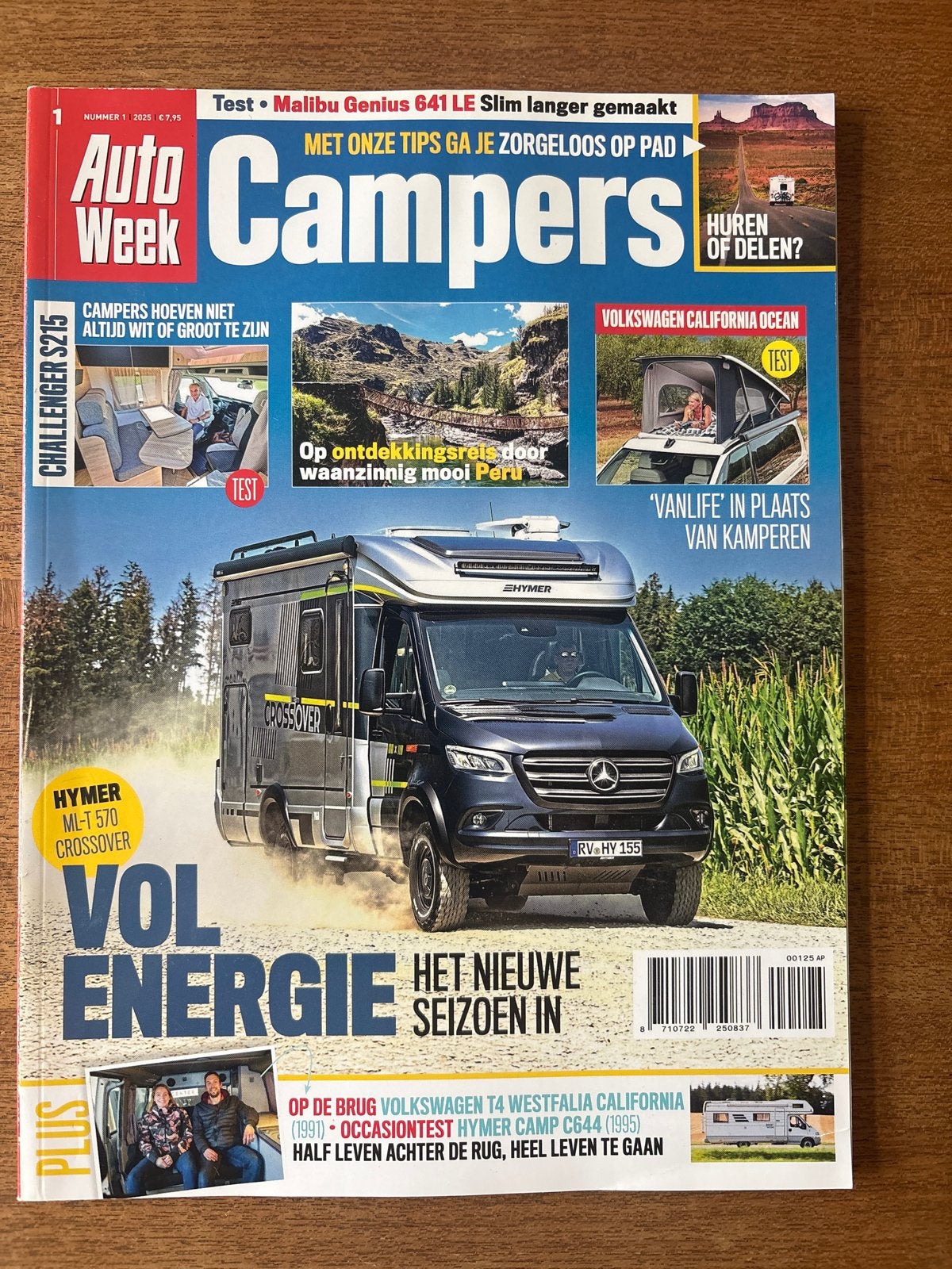 Autoweek Campers - Nummer 1 2025, Ophalen of Verzenden, Gelezen, Volkswagen