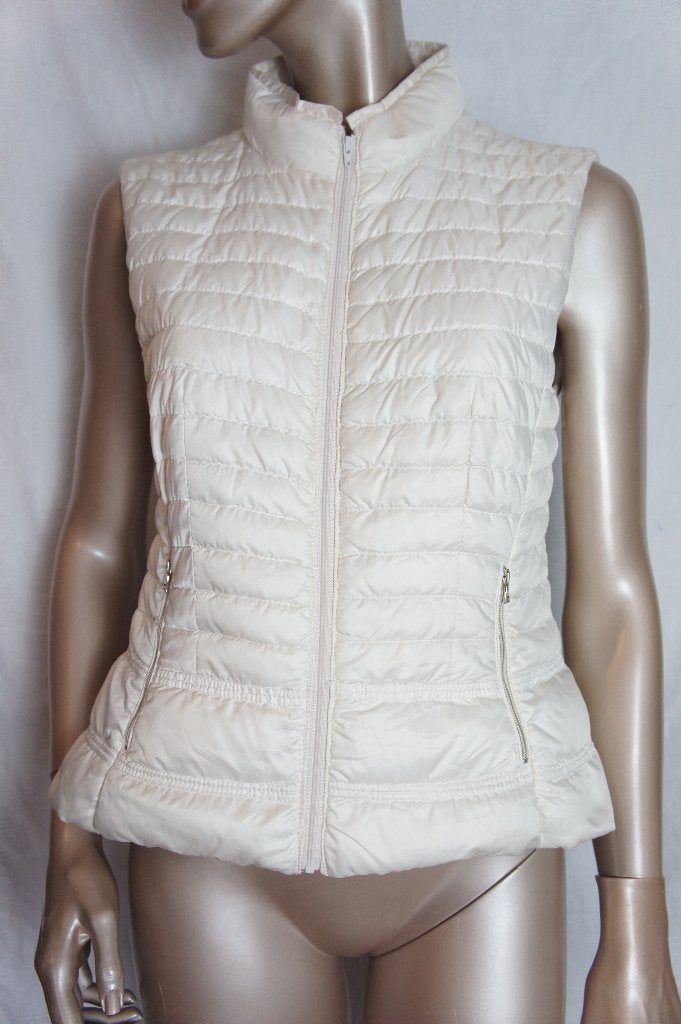 MARCCAIN Dons bodywarmer maat 3 ( valt als mt 36), Kleding | Dames, Verzenden, Zo goed als nieuw, Maat 36 (S), Wit