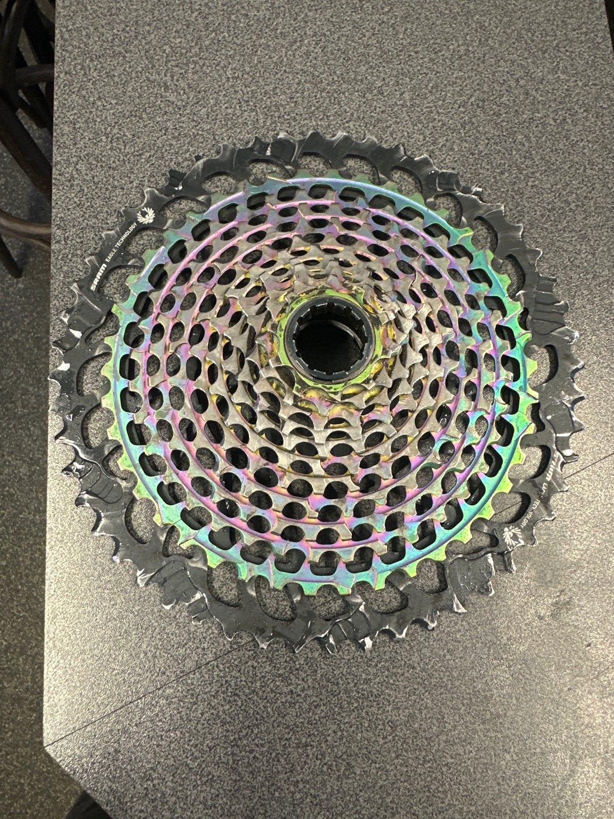 SRAM Eagle Technology Cassette -Rainbow Kleur 52/11 gebruikt, Fietsen en Brommers, Ophalen, Gebruikt, Staal, Derailleur of Ketting