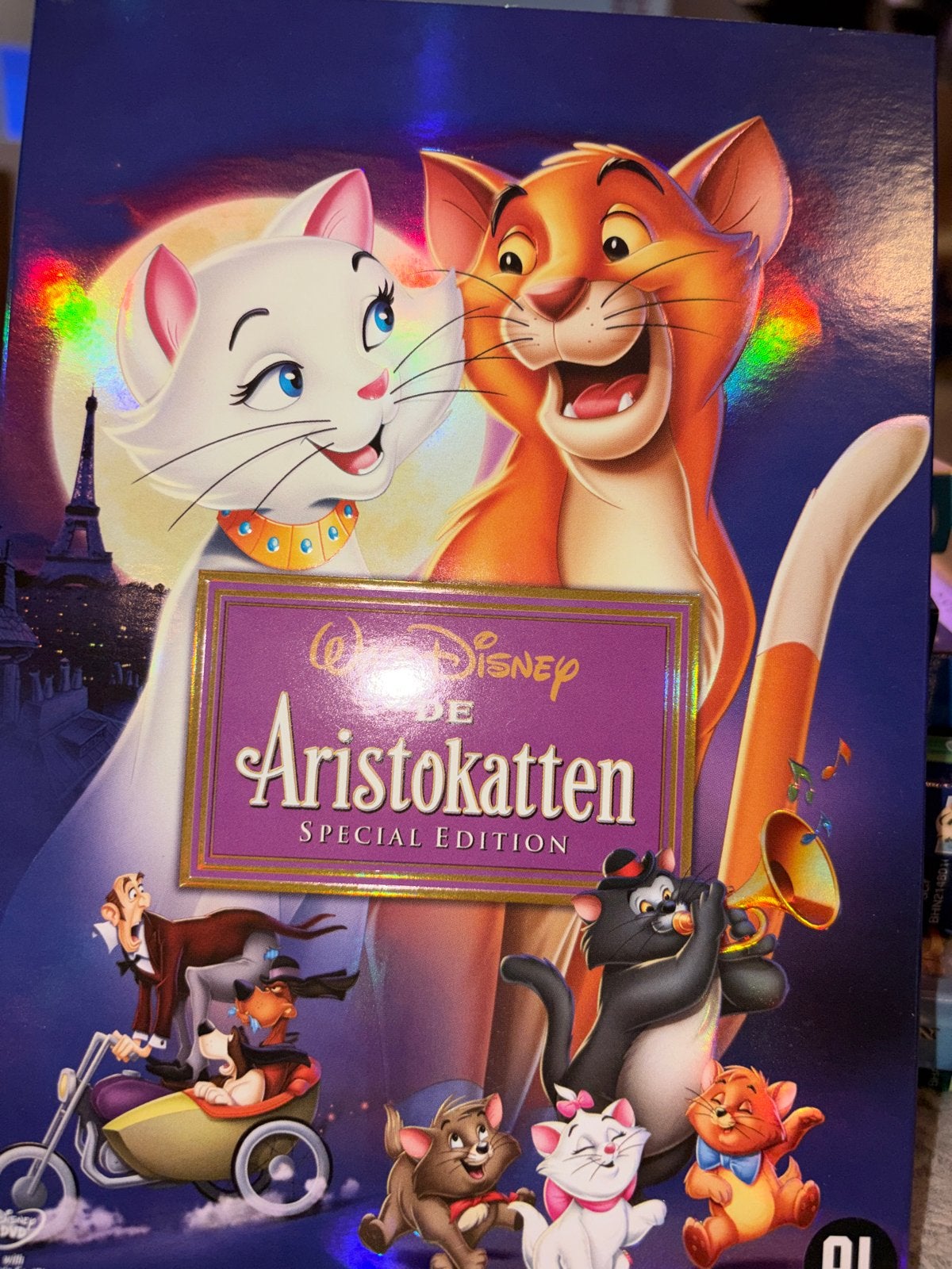 Disney De Aristokatten Special Edition Blu-ray, Bonusmateriaal, Animatie, Nederlands, Zo goed als nieuw