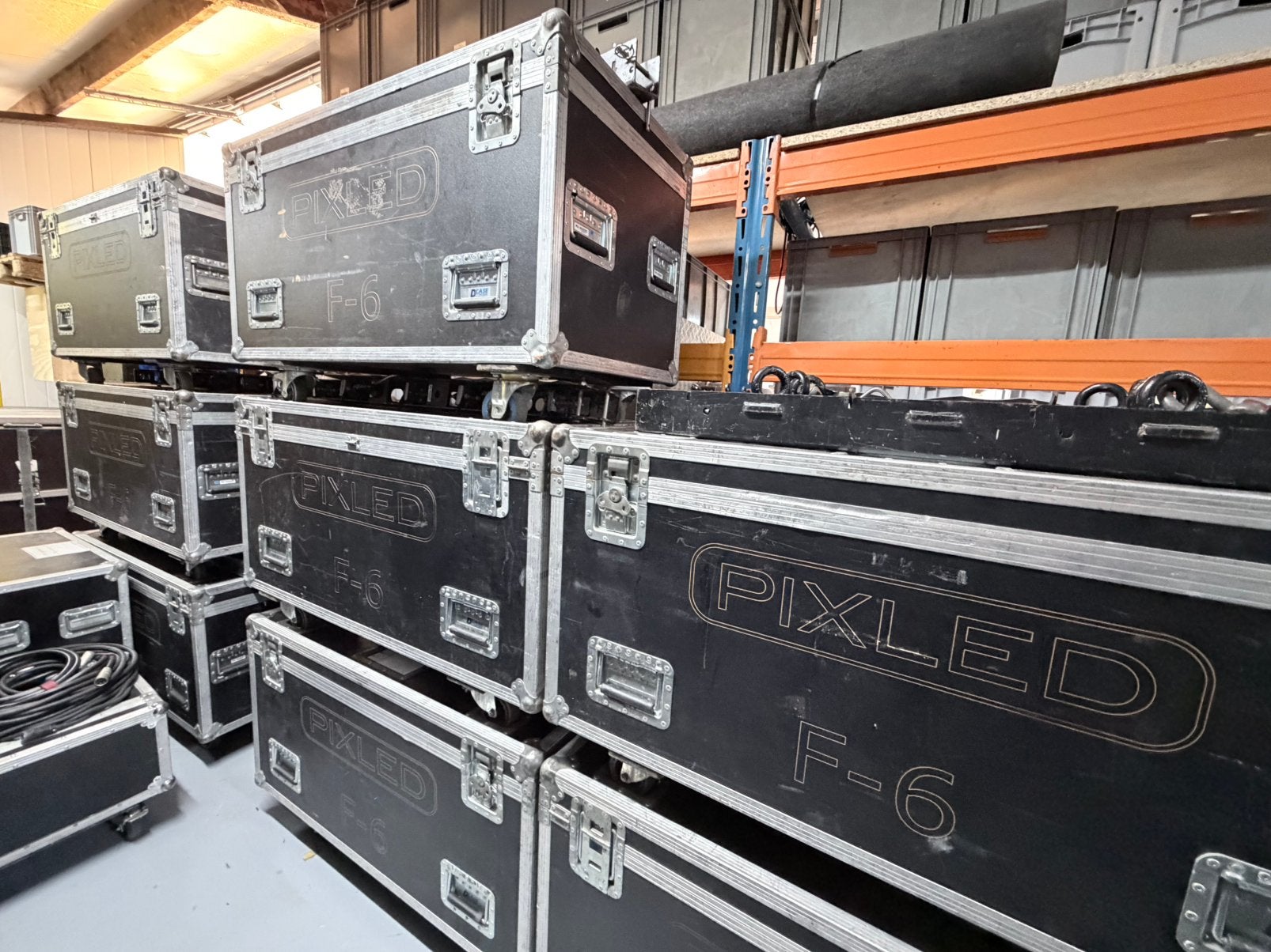 20m² PIXLED P-6 LED Wall compleet + 5x scaler, Muziek en Instrumenten, Licht en Laser, Ophalen, Zo goed als nieuw, Licht