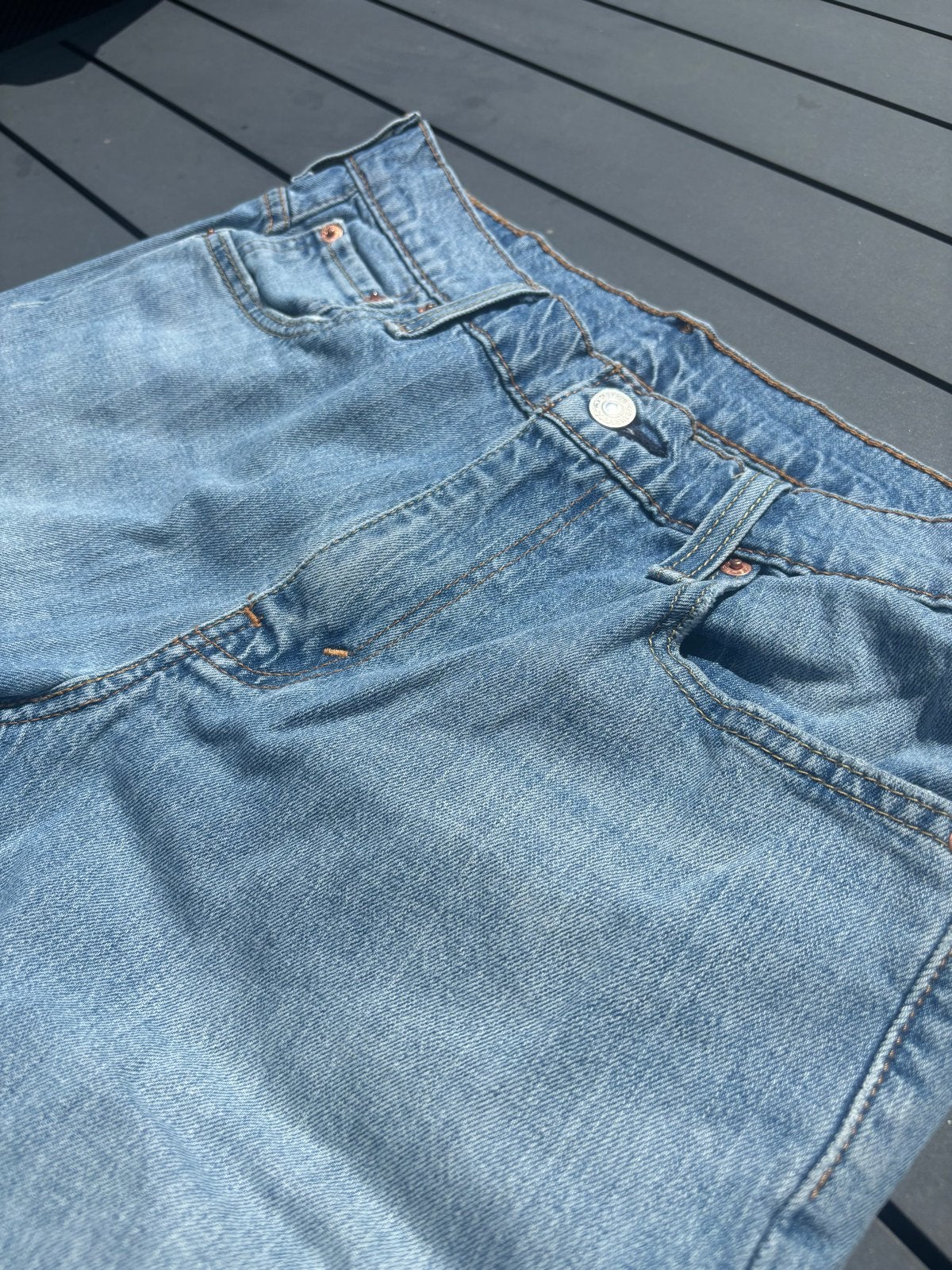 Levi's Relaxed Fit Jeans - Donkerblauw W29 L30, Ophalen, Gedragen, Blauw, W32 (confectie 46) of kleiner