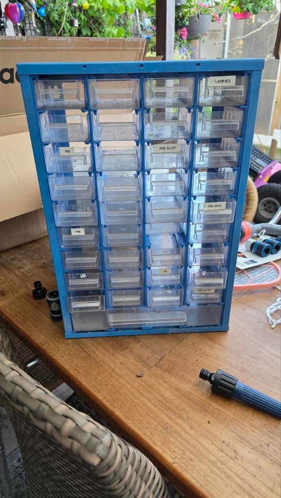 Opbergkastje met 37 lades - Ideaal voor kleine onderdelen, Ophalen, Gebruikt