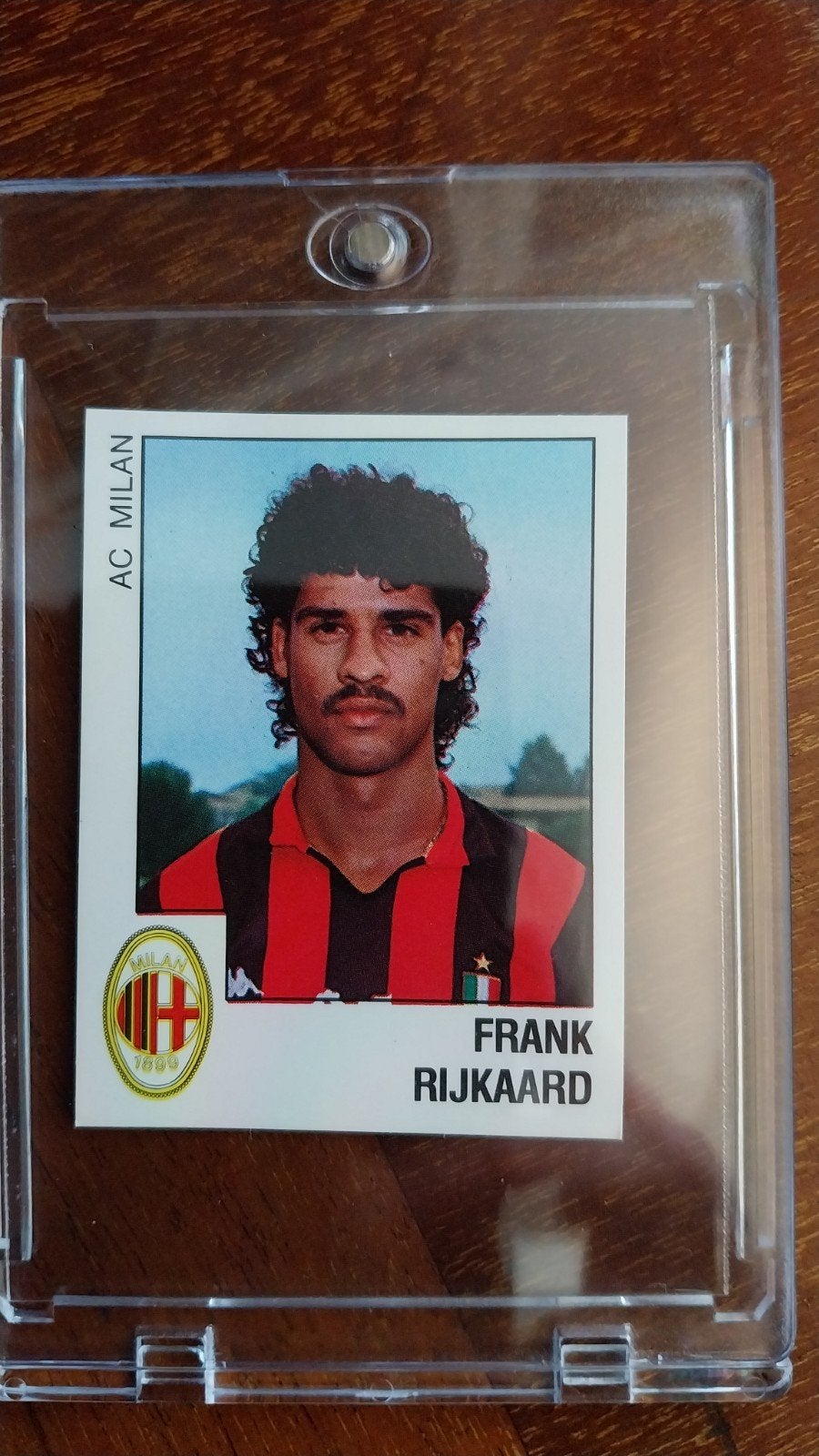 Panini Voetbal 89 sticker #363 - Frank Rijkaard, Verzamelen, Ophalen of Verzenden, Zo goed als nieuw, Buitenlandse clubs, Poster, Plaatje of Sticker