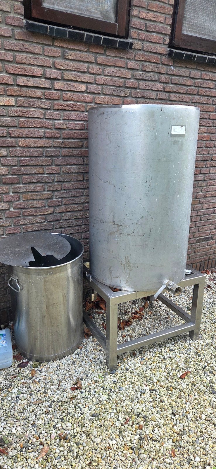 rvs vaten met kranen, Ophalen of Verzenden, Aluminium