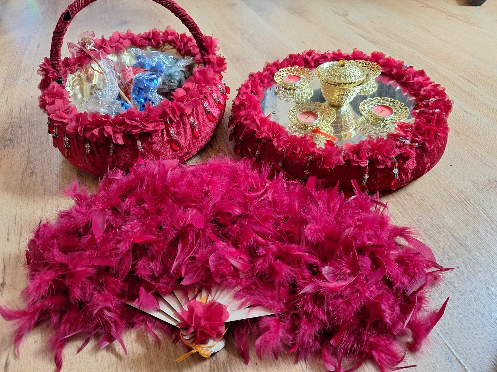 henna set, Ophalen of Verzenden, Zo goed als nieuw, Versiering