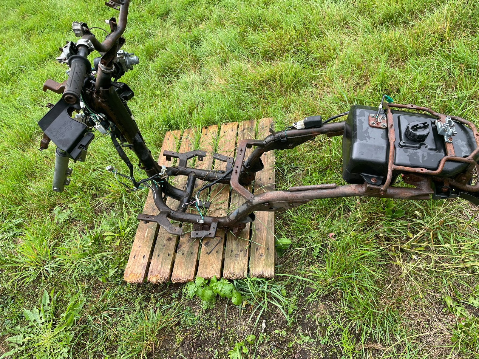 Kymco People S  Frame Geel kenteken, Fietsen en Brommers, Brommeronderdelen | Scooters, Ophalen, Zo goed als nieuw, Frame, Kymco